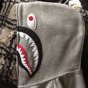 UA!! Bape Shark Hoodie Zip Up
